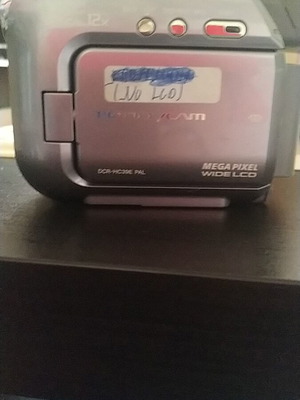 Sony camera used, LCD not working
