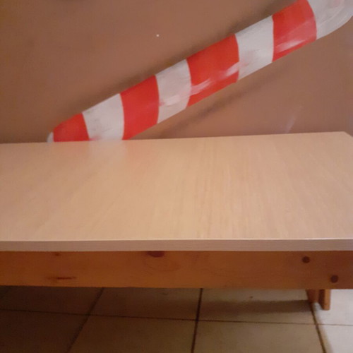 Children's laboratory table pine wood with laminated surface