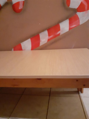 Children's laboratory table pine wood with laminated surface