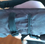 Basehit backpack like new, gray fabric