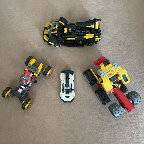Lego assembled sets used