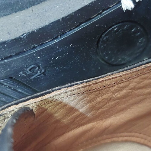 Leather military shoes size 45, classic style, black, like new
