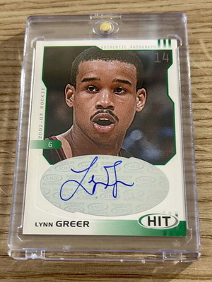 Κάρτα Lynn Greer Rookie Sage Hit 2002-03 σαν καινούργια, Ολυμπιακός