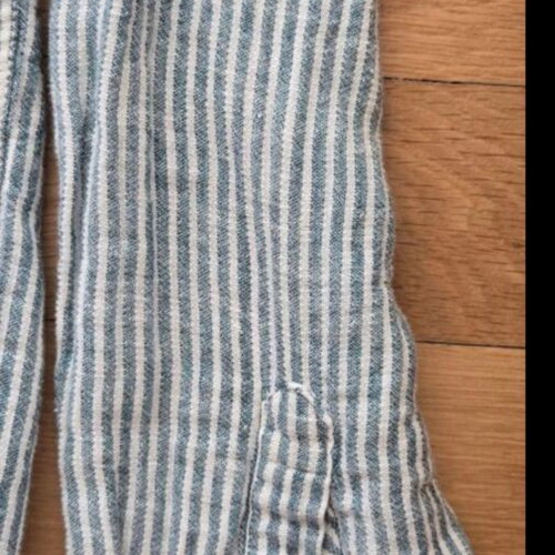 Zara striped linen blend shirt for boys 11-12 years