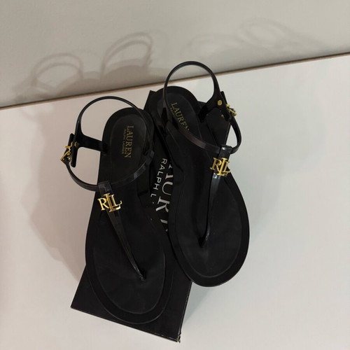 Ralph Lauren sandals like new, black, size 40.5