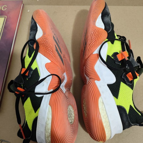 Adidas Trae Young sneakers used, worn sole for outdoor use