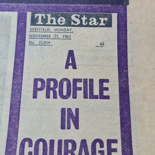 Newspaper John Kennedy like new, rare edition from JFK assassination times