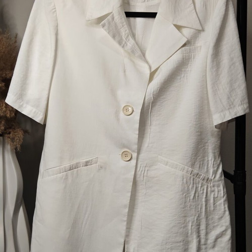 Blazer Arpyes white off white, like new, oversized fit, short sleeve
