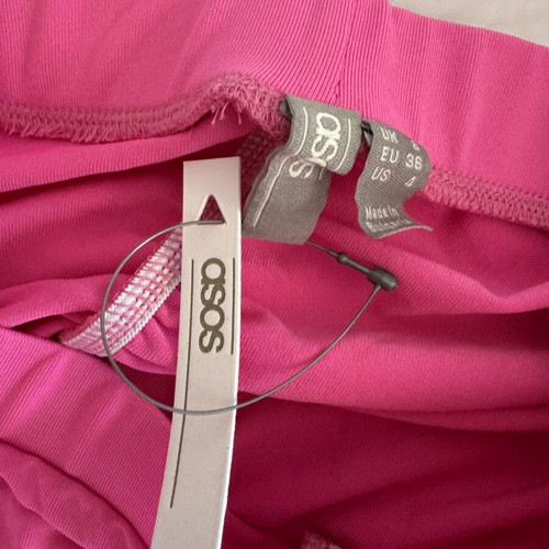 ASOS ruched mini skirt new, size 36, fuchsia pink