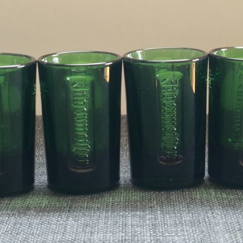Jägermeister Shot Glass Set with Original Serving Tray