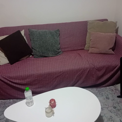 Bed with mattress, sofa and fridge like new, gift washing machine 7 kg