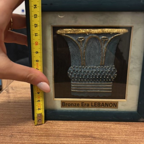 Bronze Era column capital souvenir used from Lebanon