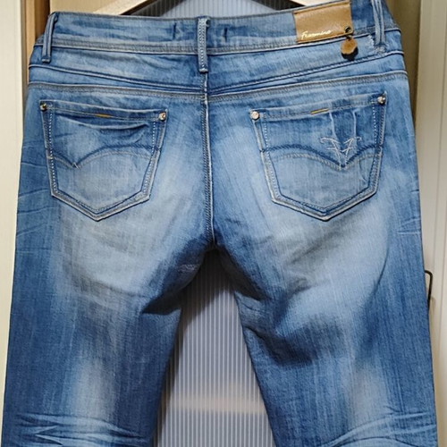 Fracomina low-rise women's jeans, size 30/44, blue