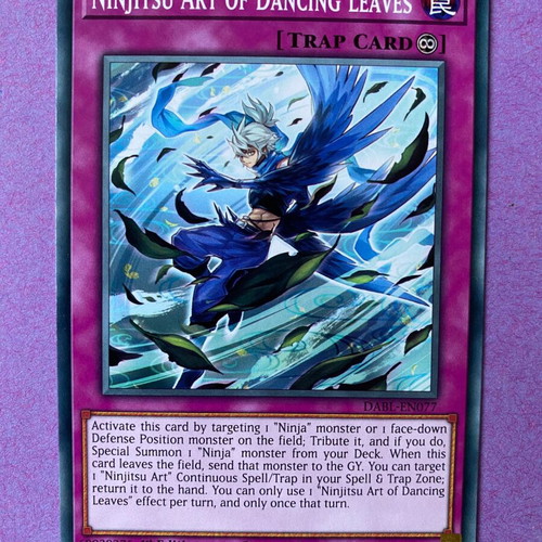 Ninjitsu Art of Dancing Leaves Yu-Gi-Oh! Card 1st Edition near mint