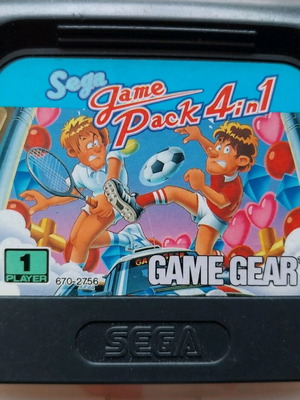Sega Game Gear Game 4 in 1 like new with original protective case