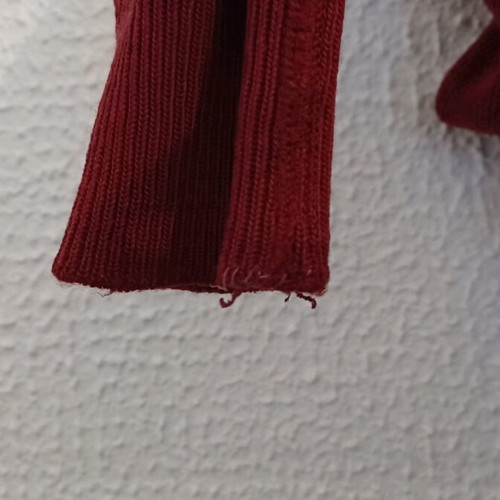 Lacoste knitwear used, burgundy No 5, Made in France