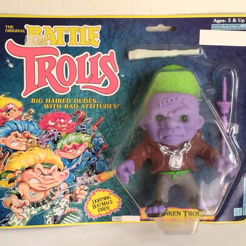 Franken Troll battle Troll sealed Hasbro 1993