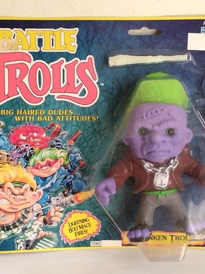 Franken Troll battle Troll sealed Hasbro 1993