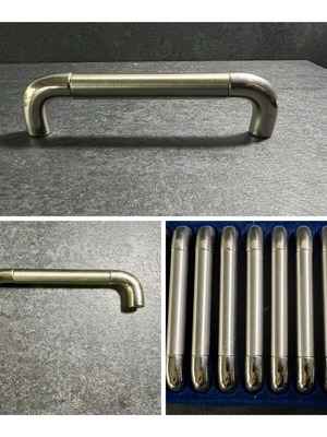 Drawer knobs set of 10 new, inox mat finish