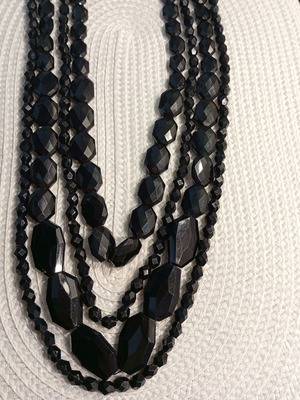 Women's necklace black, like new