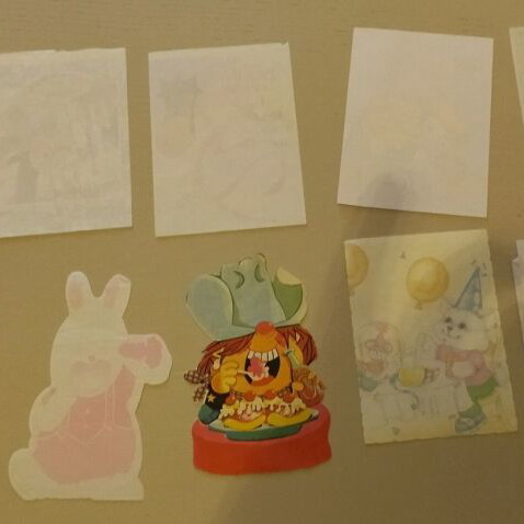Small letter papers used, pack of 80+ pieces