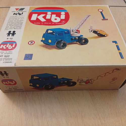 Kibi Vasileiadis Construction Toy new in box, no552, Made in Greece