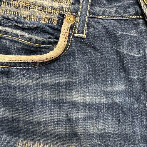 Robin’s Jeans denim pants used, handmade, blue, size 30