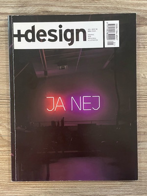 +design magazine used, issue 56 with JA NEJ cover