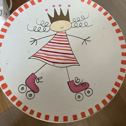 Stool with princess design for children new