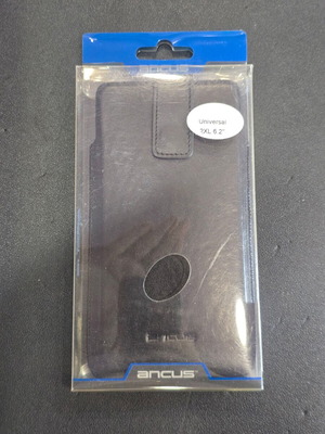 Ancus Universal Δερμάτινη Θήκη 2XL (έως 6.2") Μαύρη Καινούργια