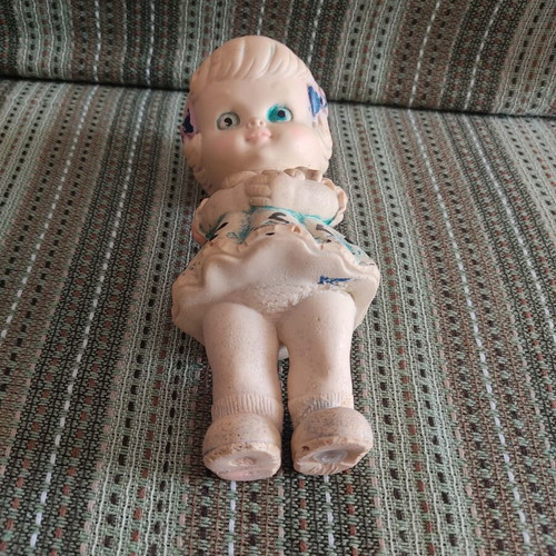 Vintage doll from the 1960s, German origin