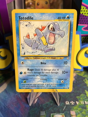 Κάρτα Totodile Neo Genesis Pokemon καινούργια