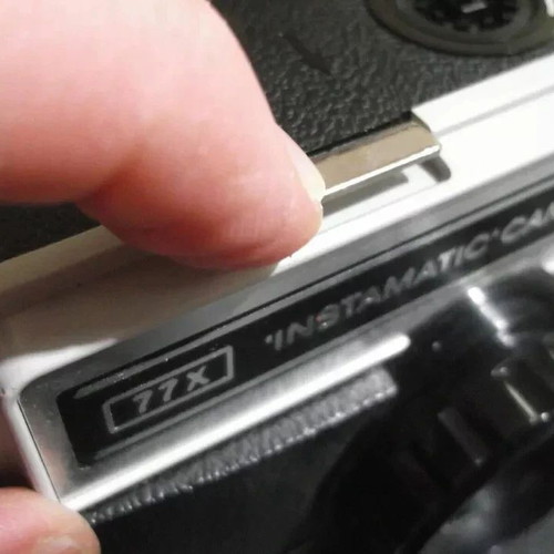 Kodak Instamatic 77X camera used, vintage film model