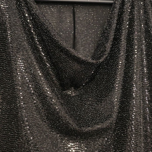 Plus Size XXL sequin blouse new, black gray