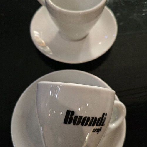 Buondi double espresso collectible cup set like new