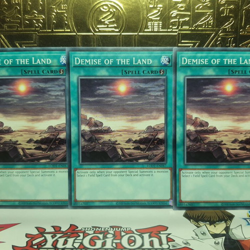 Yu-Gi-Oh! Demise of the Land playset like new