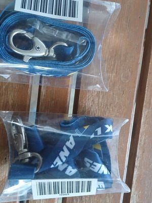 Lanyard for keys or phone new, blue