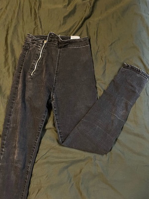 Kids jeans used, black, size S, 12-13 years