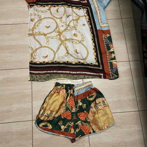 Set colorful used oversized baroque