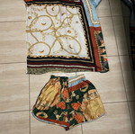 Set colorful used oversized baroque