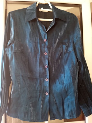 Satin shirt, size S / 36 / 8