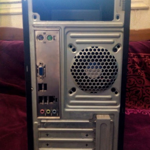 Intel Pentium Desktop PC Case used, motherboard and components included