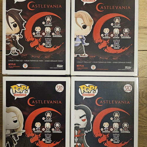 Castlevania Funko Pops bundle of four like new with boxes