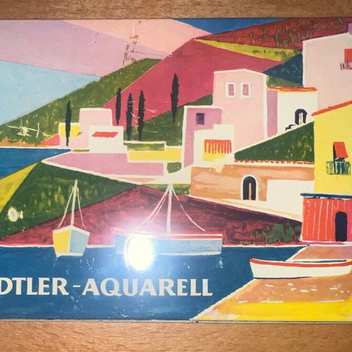 Faber Castell Stabilo tin box pack used, rare