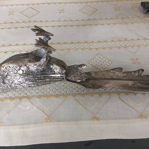 Tin bird 30cm like new without damages