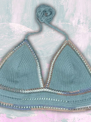 Handmade Top Bralette Antique Sage XL