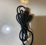Various cables used with Microsoft mouse