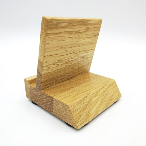 Mini wooden vinyl record stand, handmade