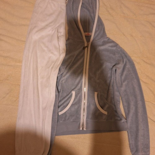 Girls' sportswear set used, pants and hooded jacket