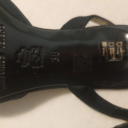 Martinez Valero slingback leather black pumps like new, size 36